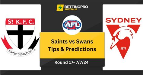 St Kilda vs Sydney Prediction, Tips & Odds – AFL Round 17.